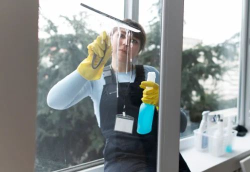 Nettoyage de vitres intérieures et extérieures à Crosville-la-Vieille